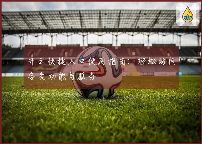 开云快捷入口使用指南：轻松访问各类功能与服务